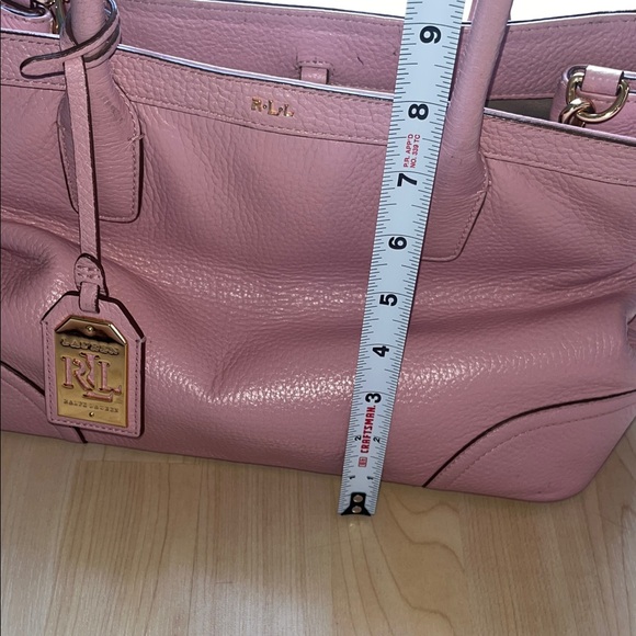 Ralph Lauren Pink Leather Tote - Picture 9 of 9